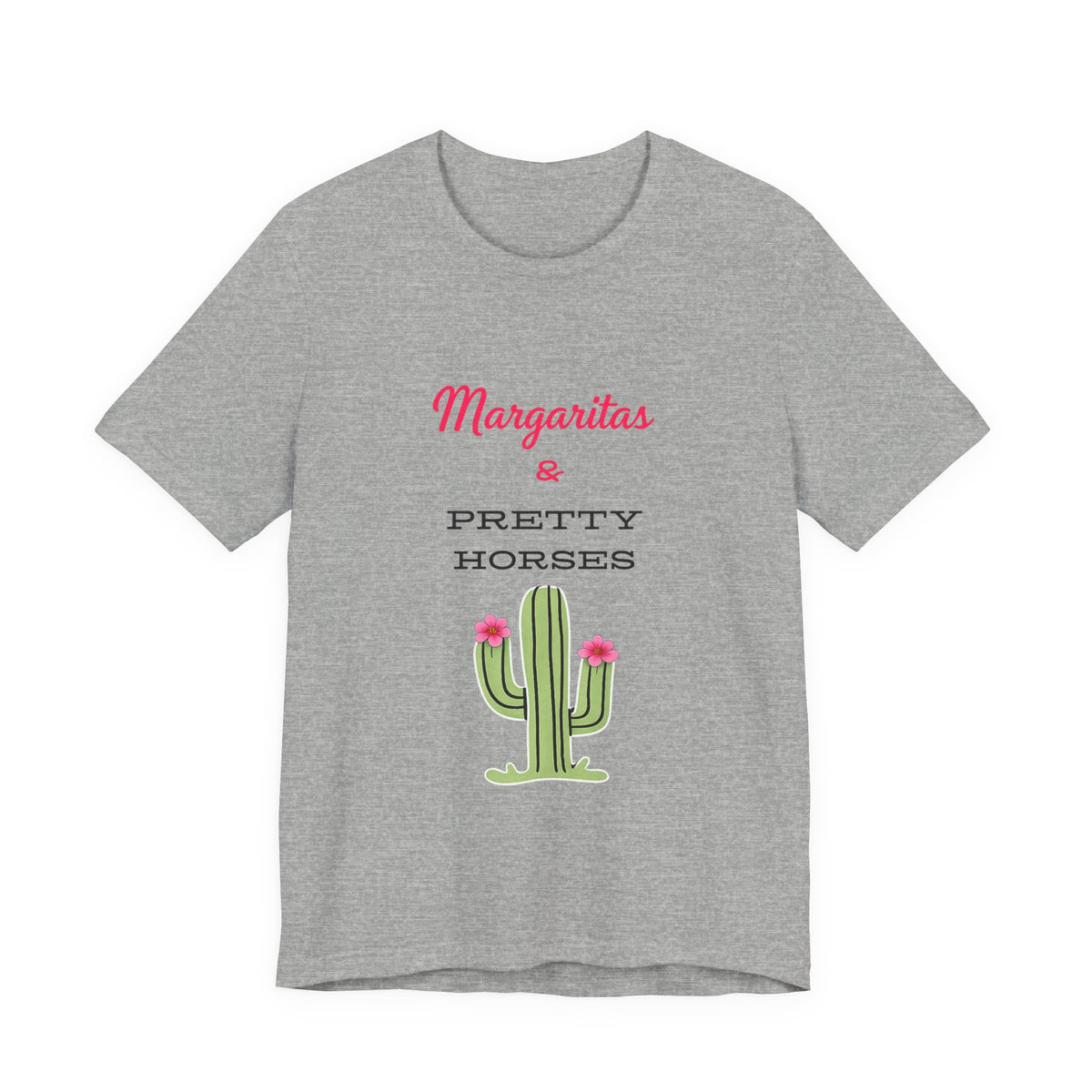Margaritas & Pretty Horses Cactus Tee