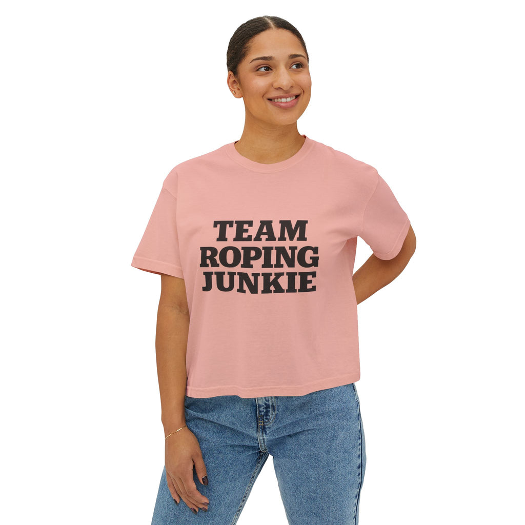 Team Roping Junkie Women's Boxy Tee