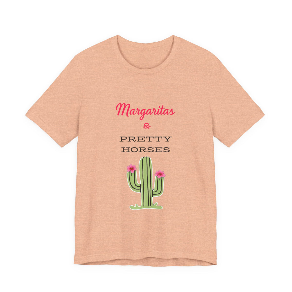 Margaritas & Pretty Horses Cactus Tee