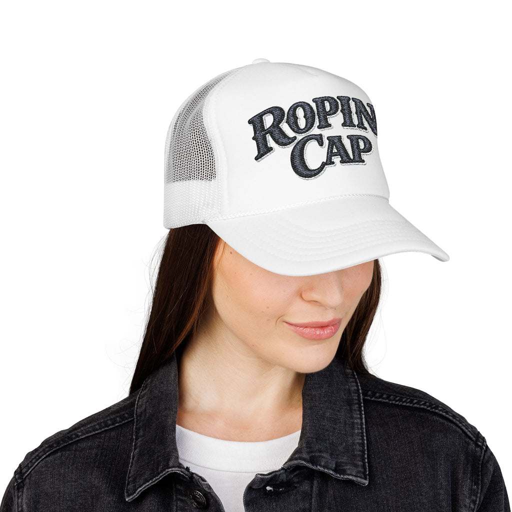 Ropin' Cap Foam Trucker Hat