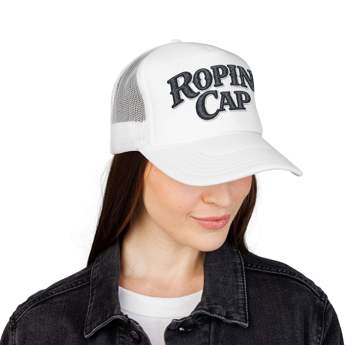 Ropin' Cap Foam Trucker Hat