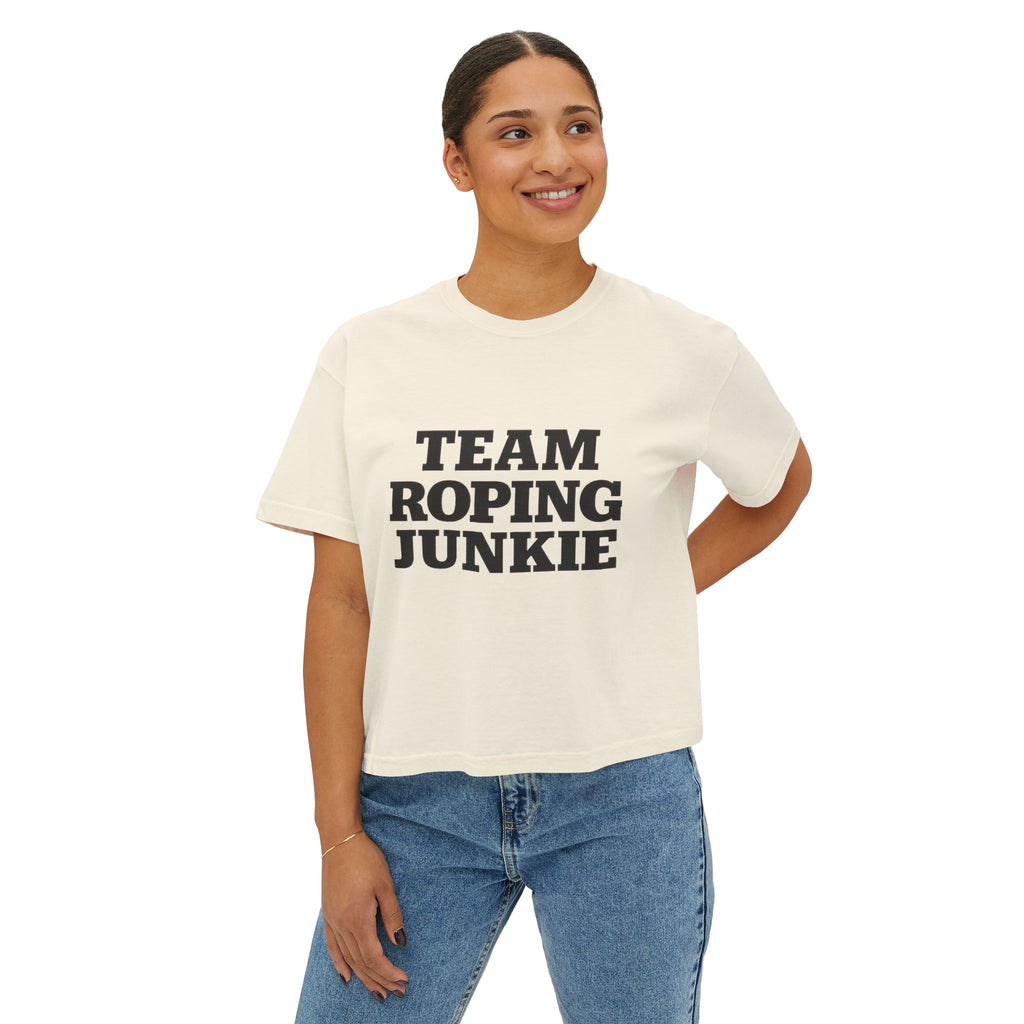 Team Roping Junkie Women's Boxy Tee