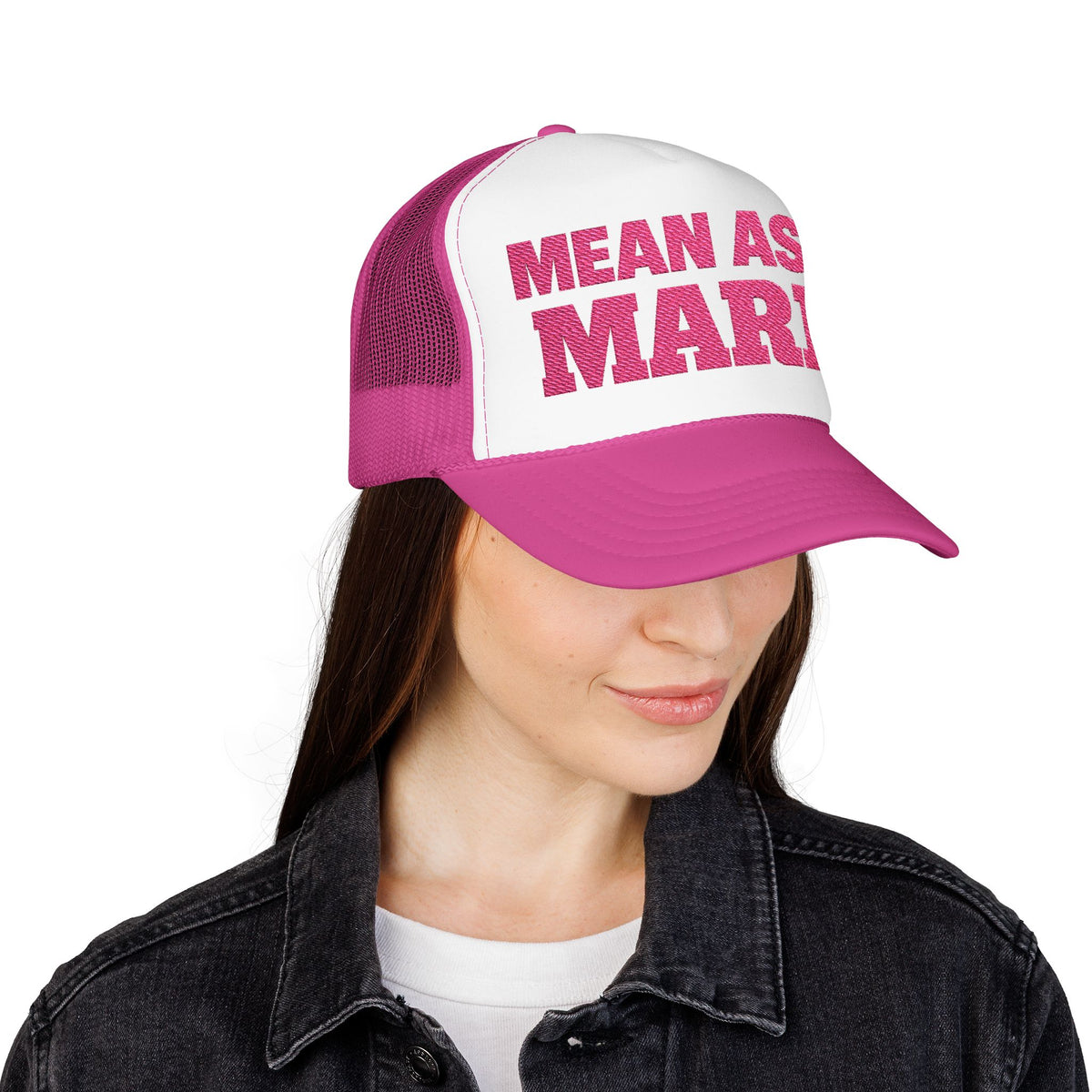 Mean As A Mare Foam Trucker Hat
