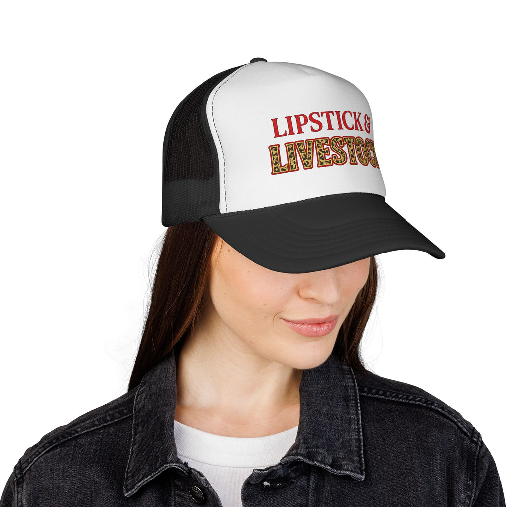 Lipstick and Livestock-Trucker Cap