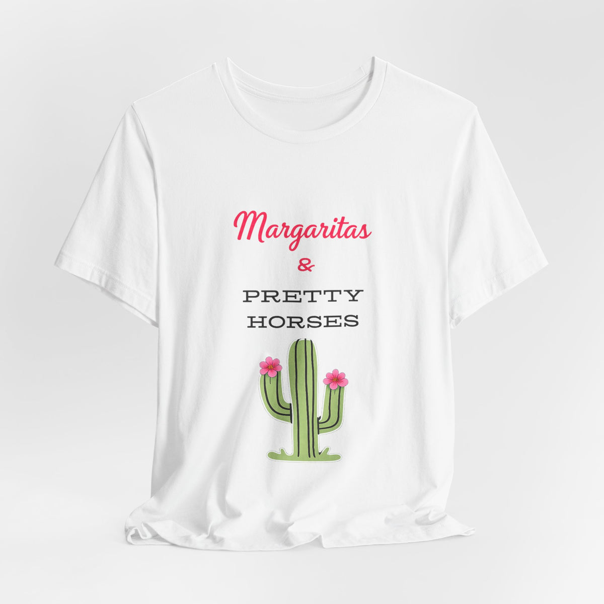 Margaritas & Pretty Horses Cactus Tee