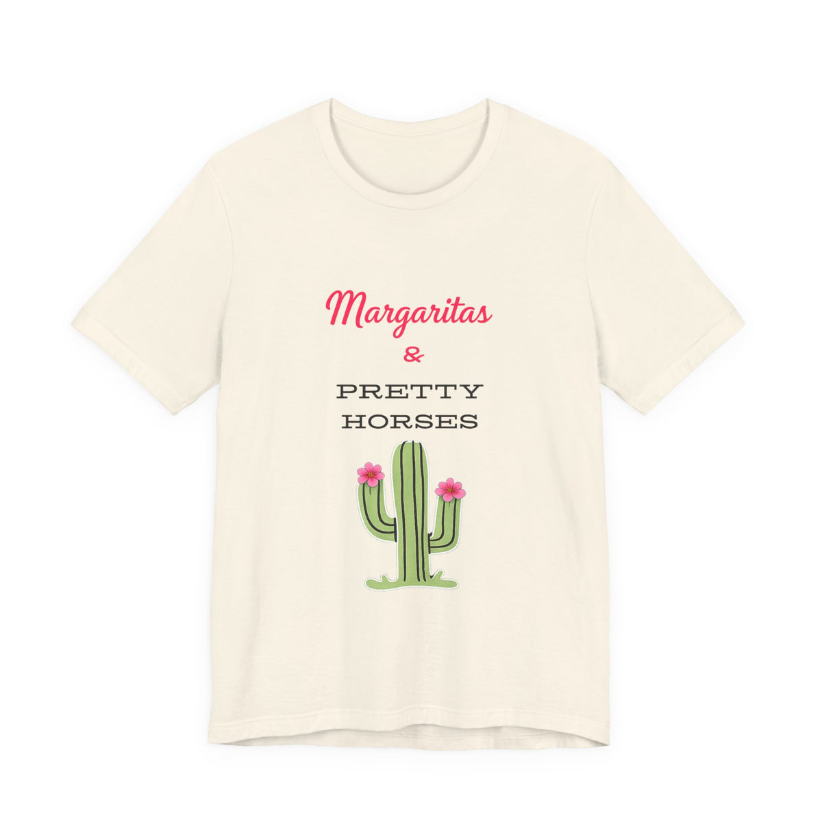 Margaritas & Pretty Horses Cactus Tee