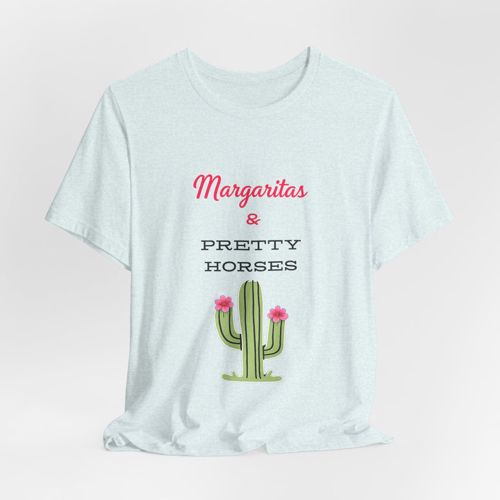 Margaritas & Pretty Horses Cactus Tee