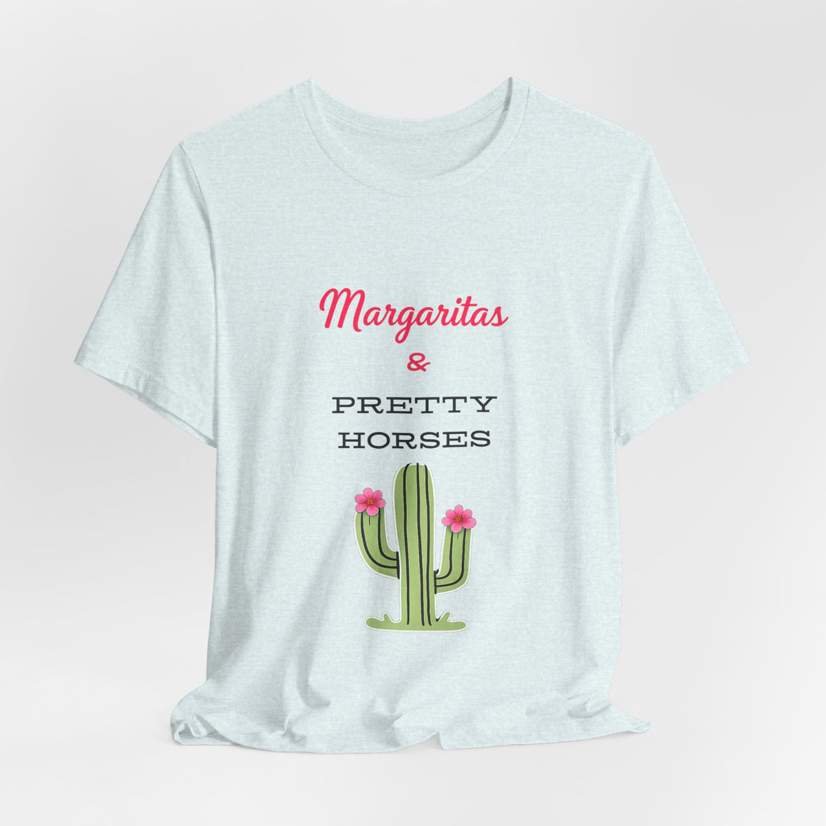 Margaritas & Pretty Horses Cactus Tee