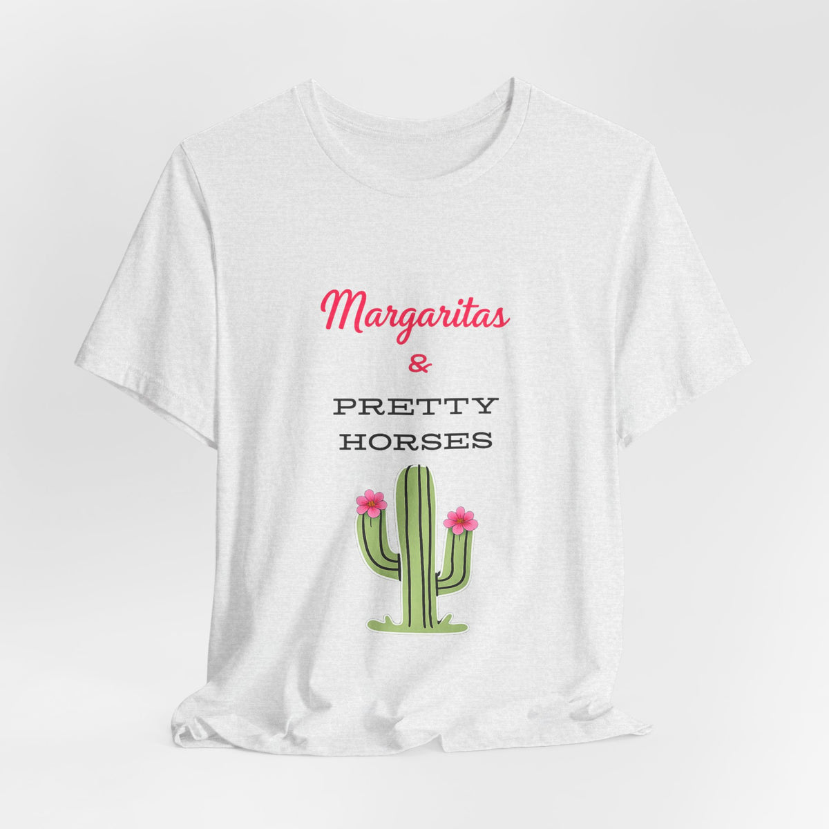 Margaritas & Pretty Horses Cactus Tee