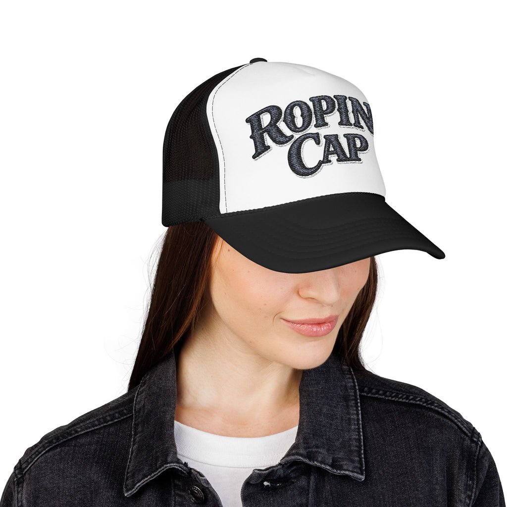 Ropin' Cap Foam Trucker Hat