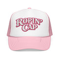 Trucker Hat — "Ropin' Cap" Pink Foam Mesh Hat