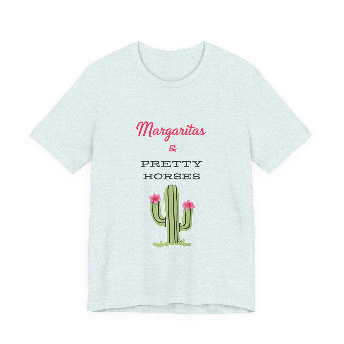 Margaritas & Pretty Horses Cactus Tee