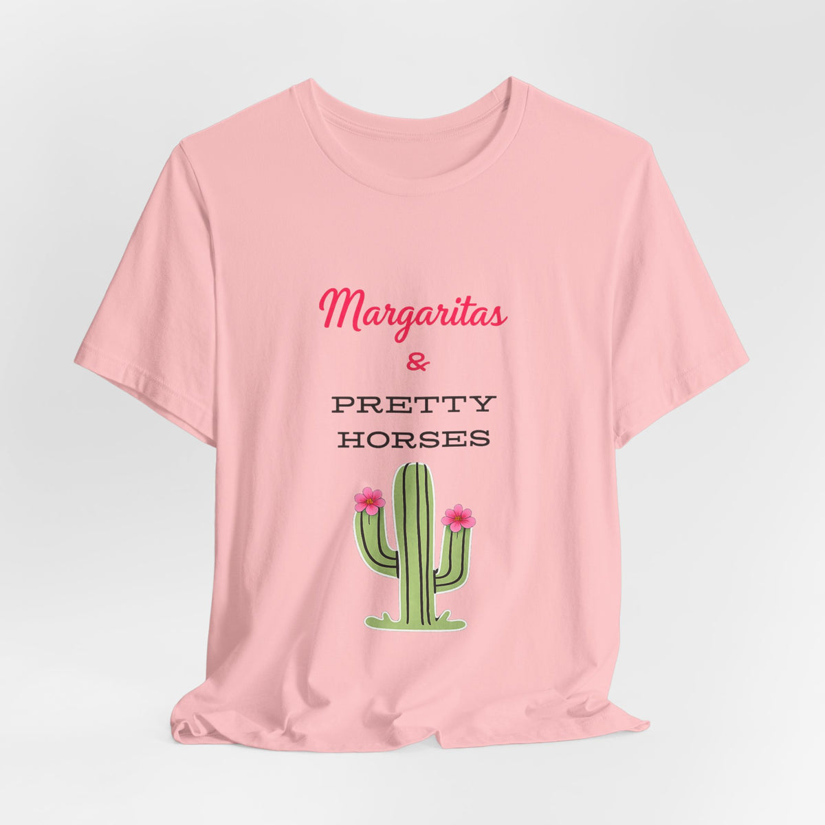 Margaritas & Pretty Horses Cactus Tee