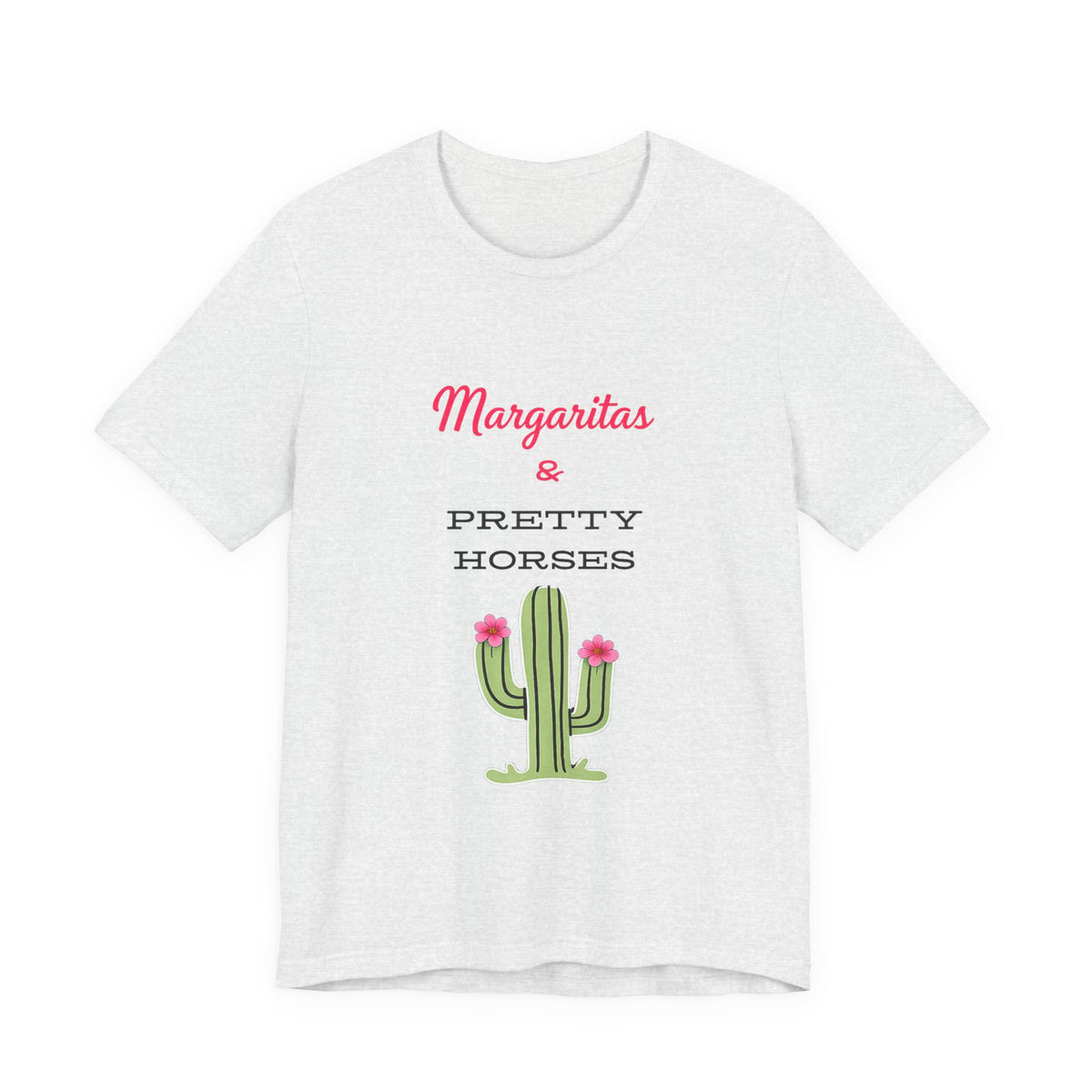 Margaritas & Pretty Horses Cactus Tee