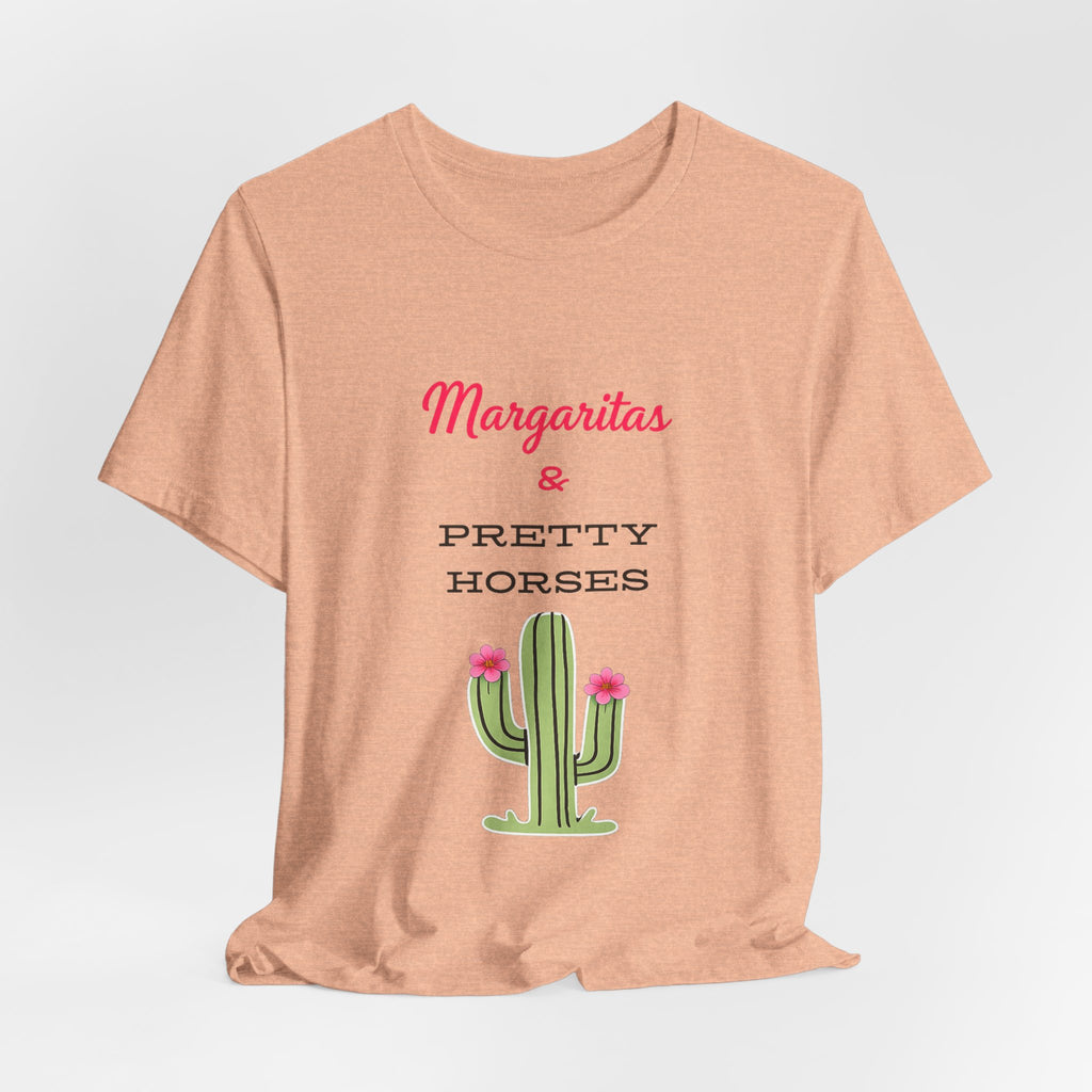 Margaritas & Pretty Horses Cactus Tee