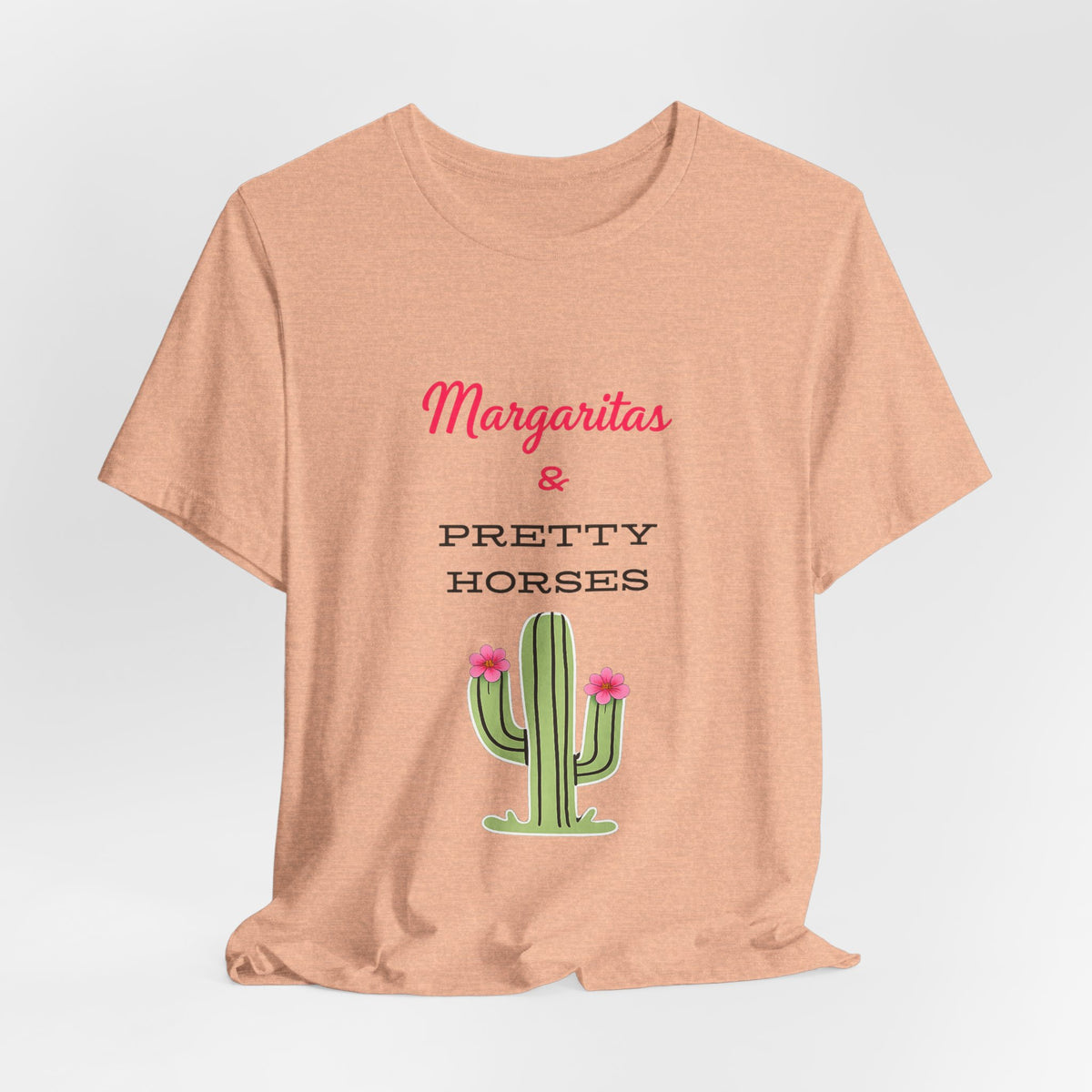 Margaritas & Pretty Horses Cactus Tee