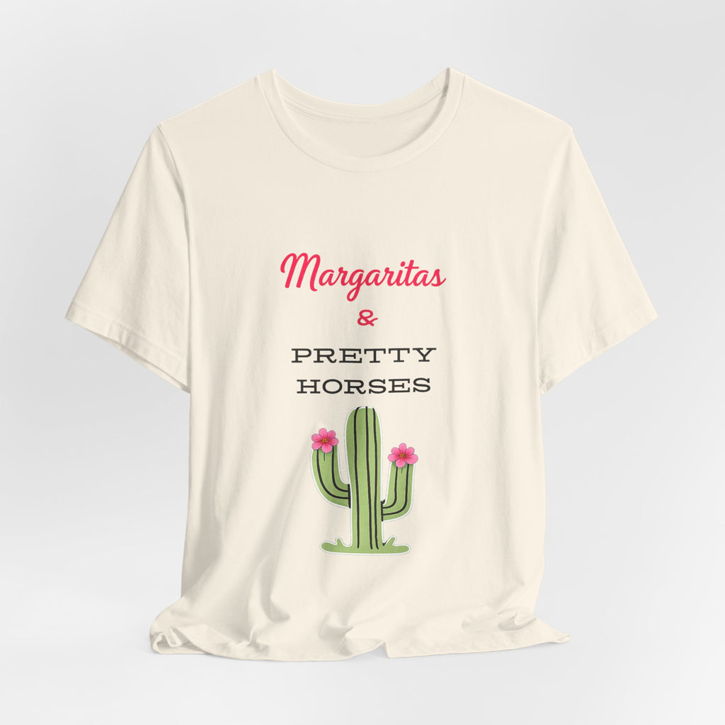 Margaritas & Pretty Horses Cactus Tee