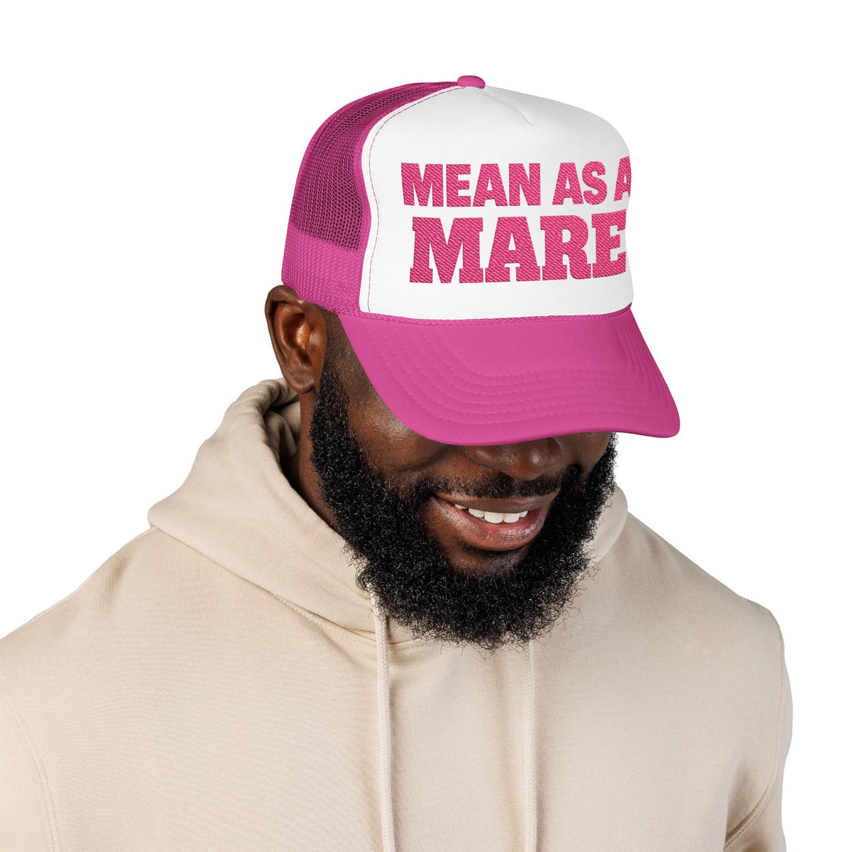 Mean As A Mare Foam Trucker Hat