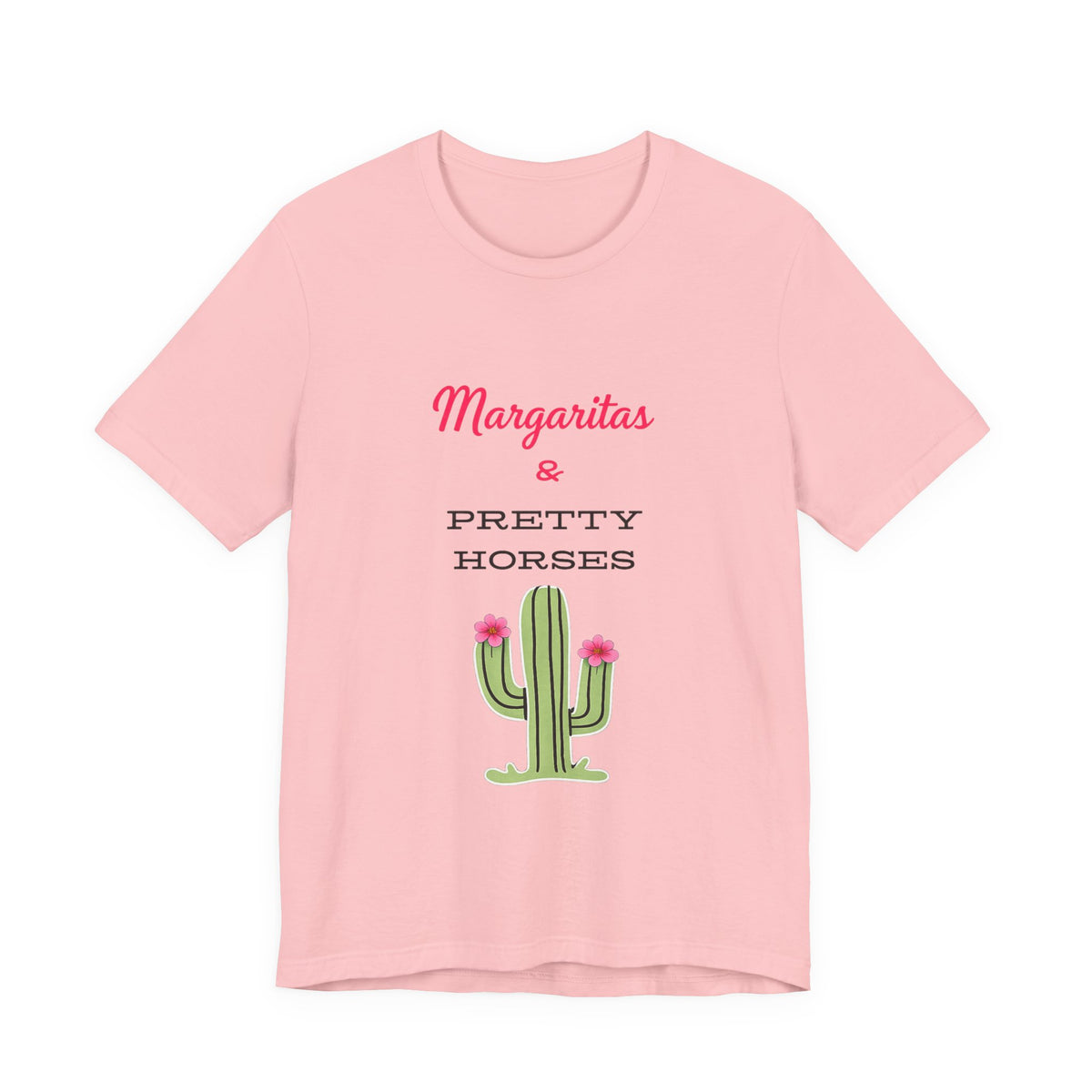 Margaritas & Pretty Horses Cactus Tee
