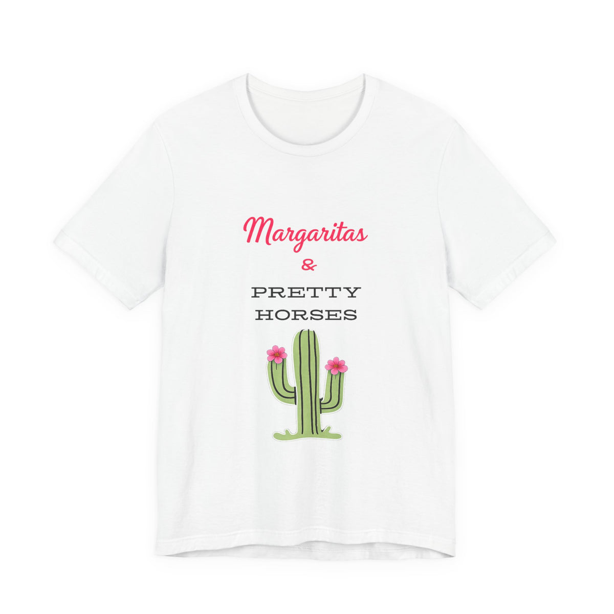 Margaritas & Pretty Horses Cactus Tee