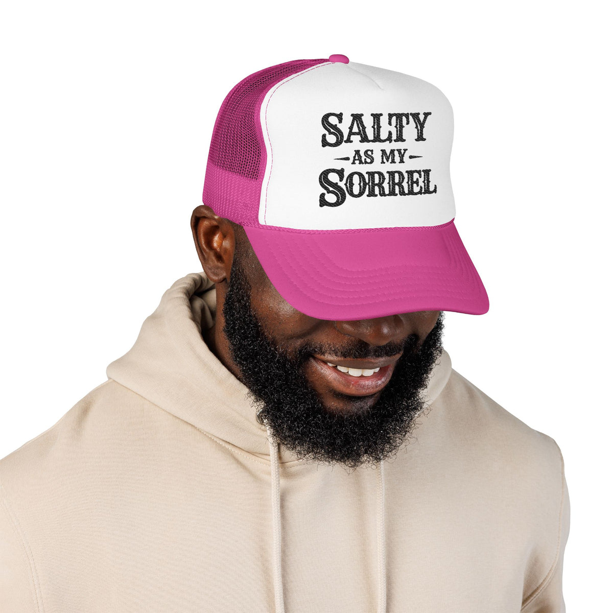 Salty As My Sorrel Foam Trucker Hat